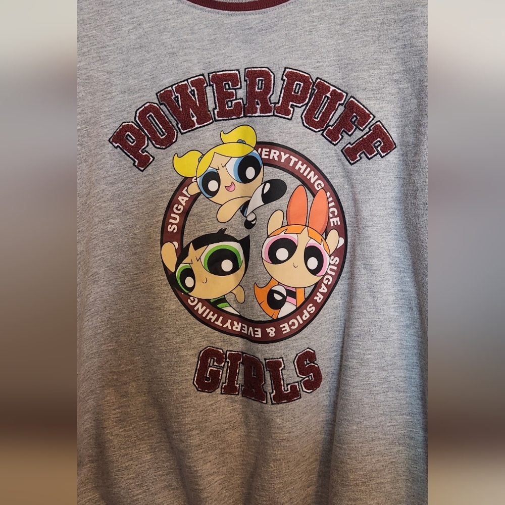 Powerpuff Girls Gray Sweatshirt - Picture 3 of 6